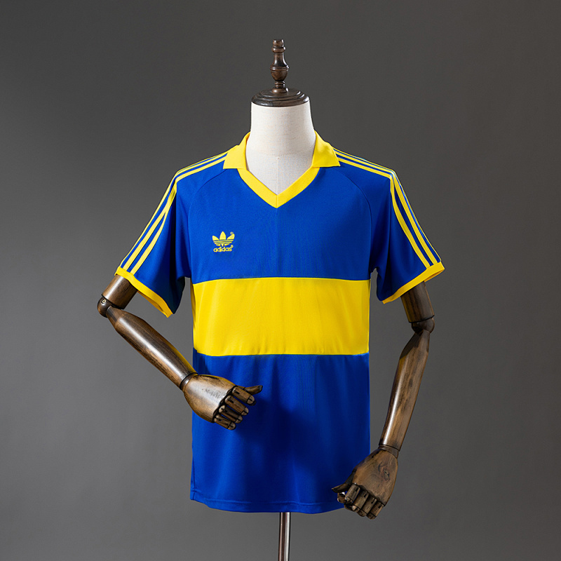 Camiseta retro de local del Boca Juniors 85-86, tallas S-XXL